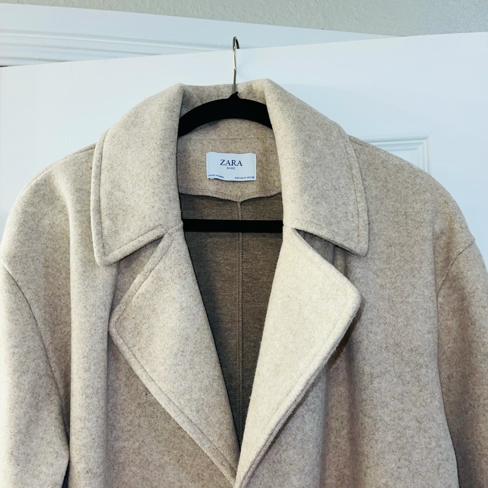 NWOT- Zara Basics Coat- New Condition